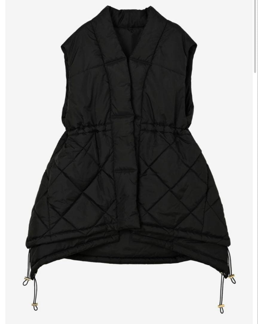Maison de Dolce キルティングベスト/black