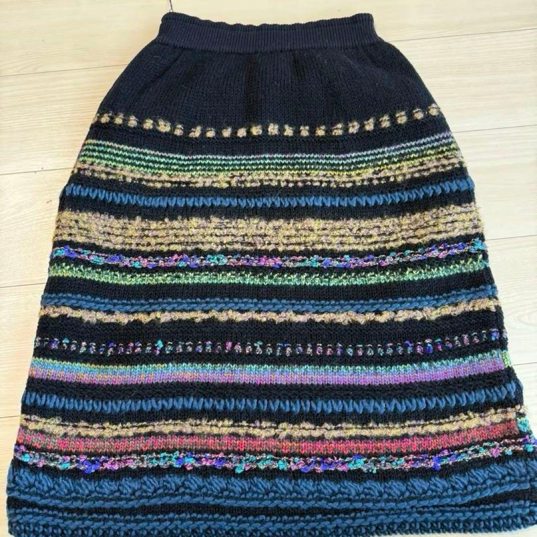 新品☆Sato Seni ☆佐藤繊維☆ニット スカート☆タグ付き☆サイズ2