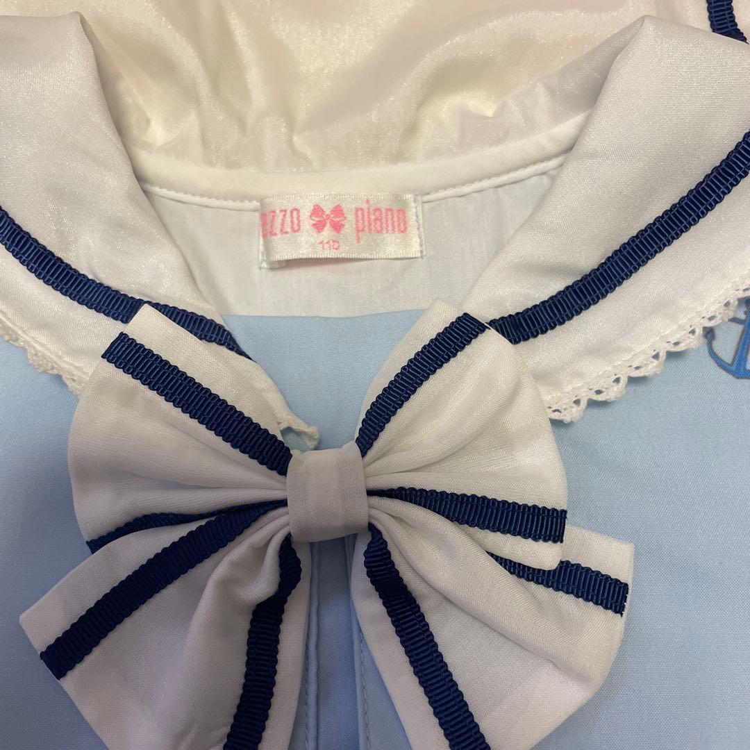 メゾピアノ　マリンセーラーワンピース