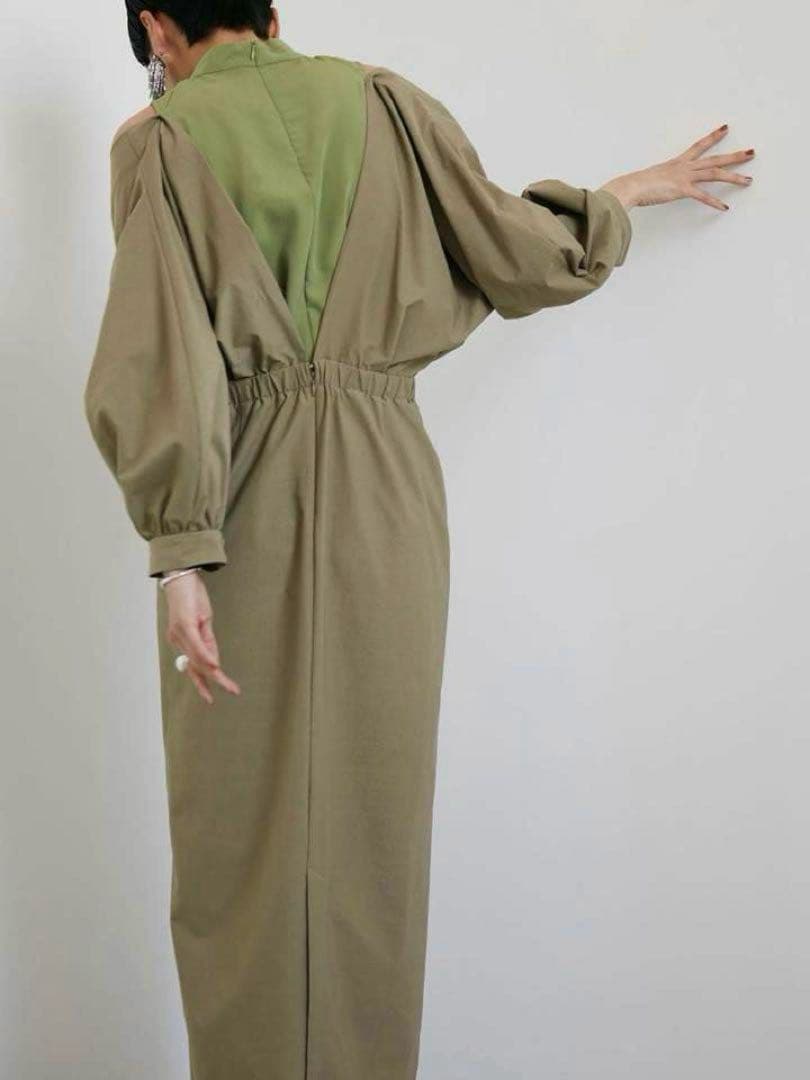 ワンピース AMERI MEDI OFFSHOULDER PUFFSLEEVE DRESS