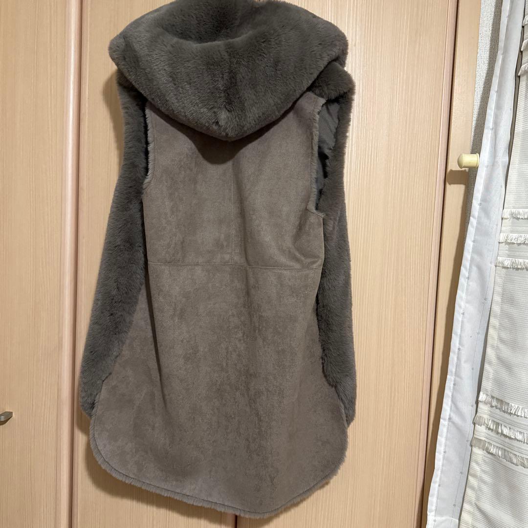 パシオーネ　フード付きグレーファージレ