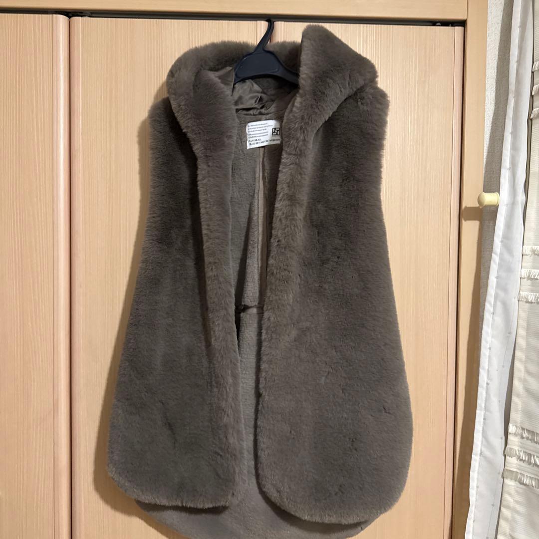 パシオーネ　フード付きグレーファージレ