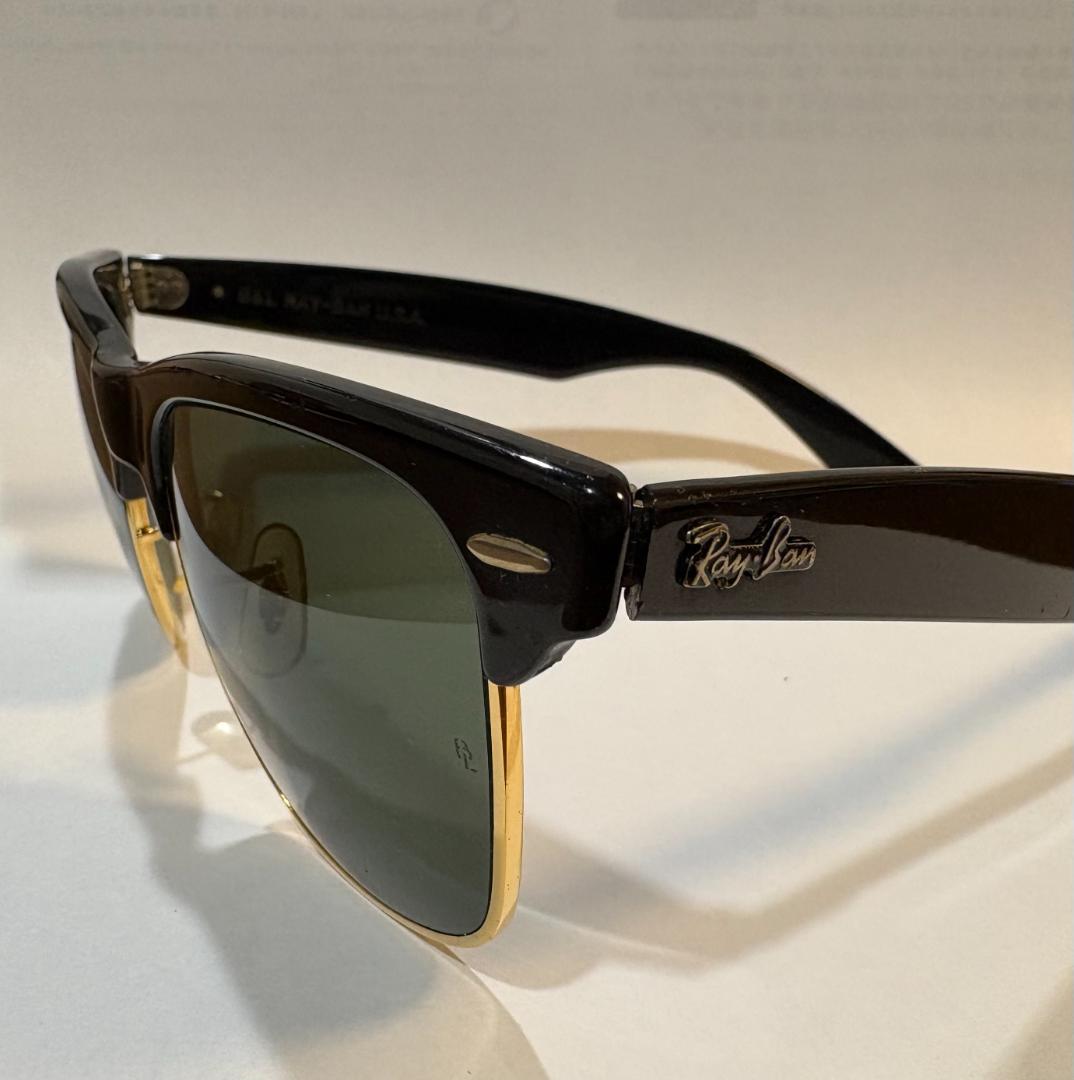 Ray-Ban WAYFARER MAX B&L U.S.A ブラック×ゴールド