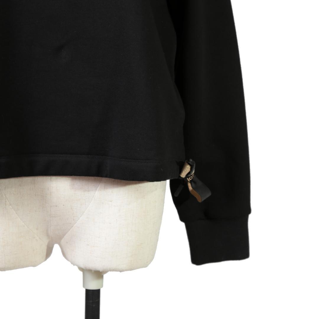 FENDI 美品 刺繍 ショート丈 サイドリボン スウェット プルオーバー