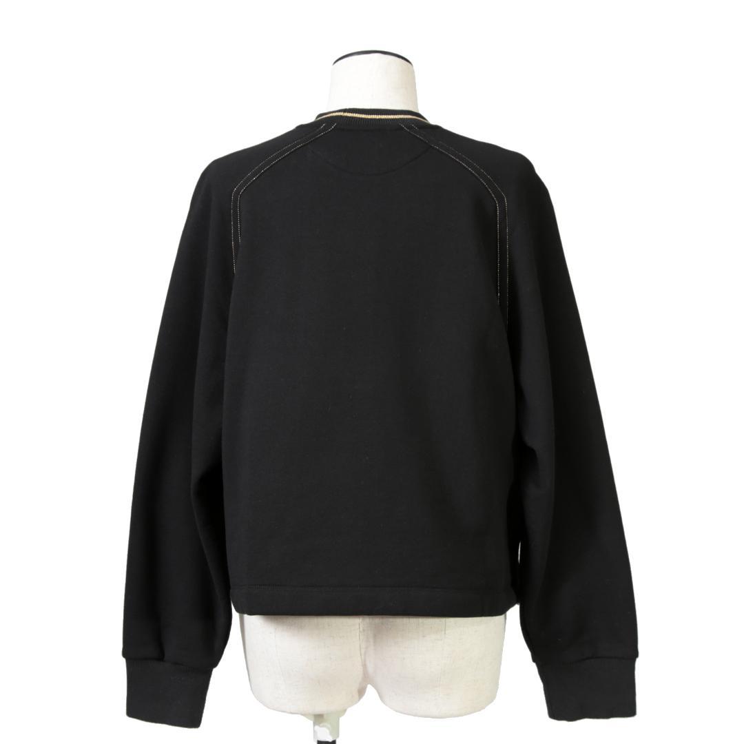 FENDI 美品 刺繍 ショート丈 サイドリボン スウェット プルオーバー