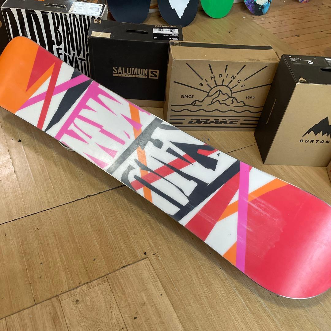 SALOMON×IGNIO　サロモン　スノーボードセット　バインディング付き