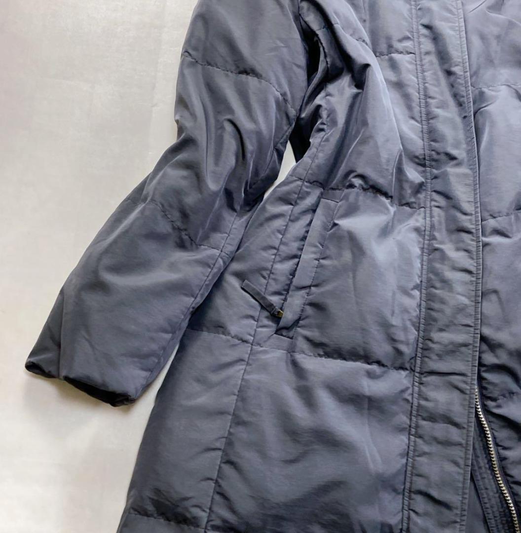 MaxMara 貴重 大きいサイズ LL リバーシブル ダウンコート グレー