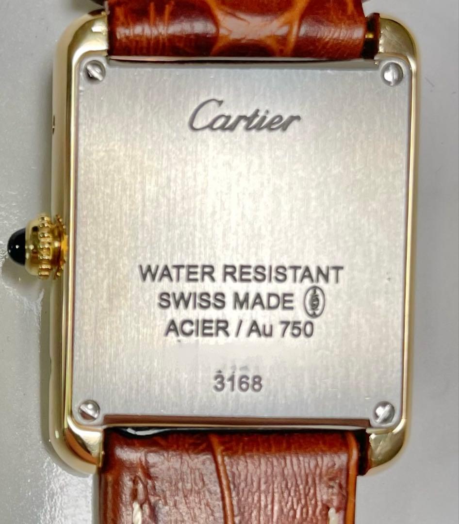 カルティエ CARTIER W5200002 タンクソロ SM K18YG/SS