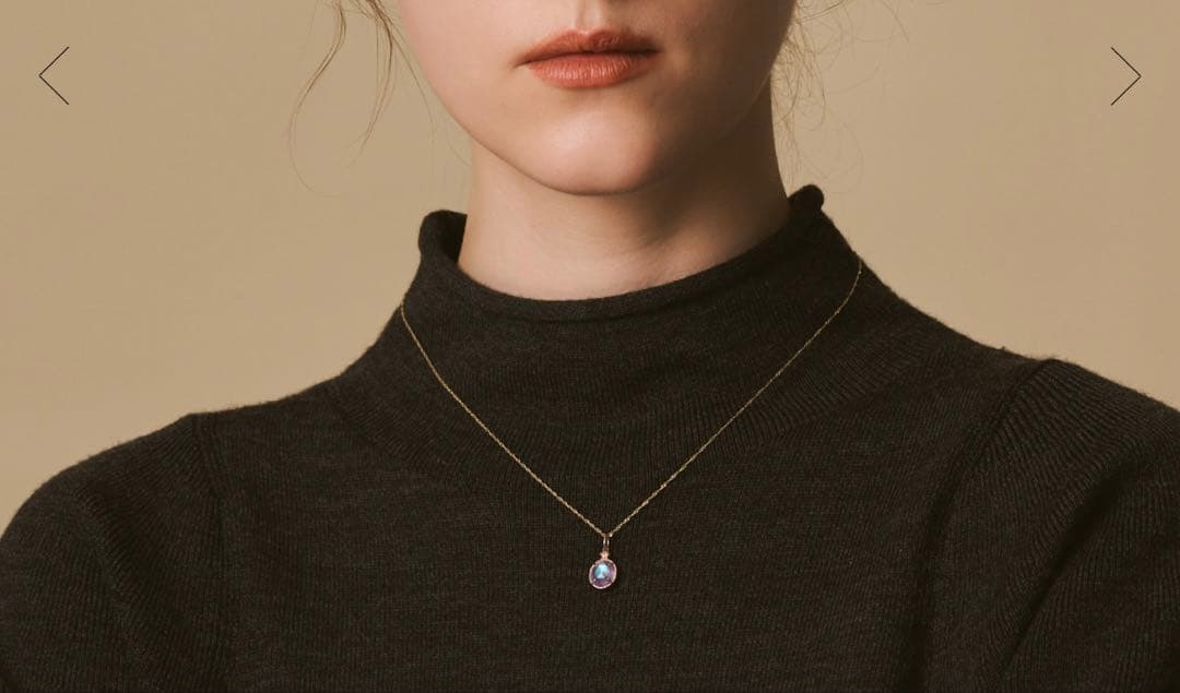 ぽよさん専用！agete K5 アメジスト ラブラドライトチャーム 両A面