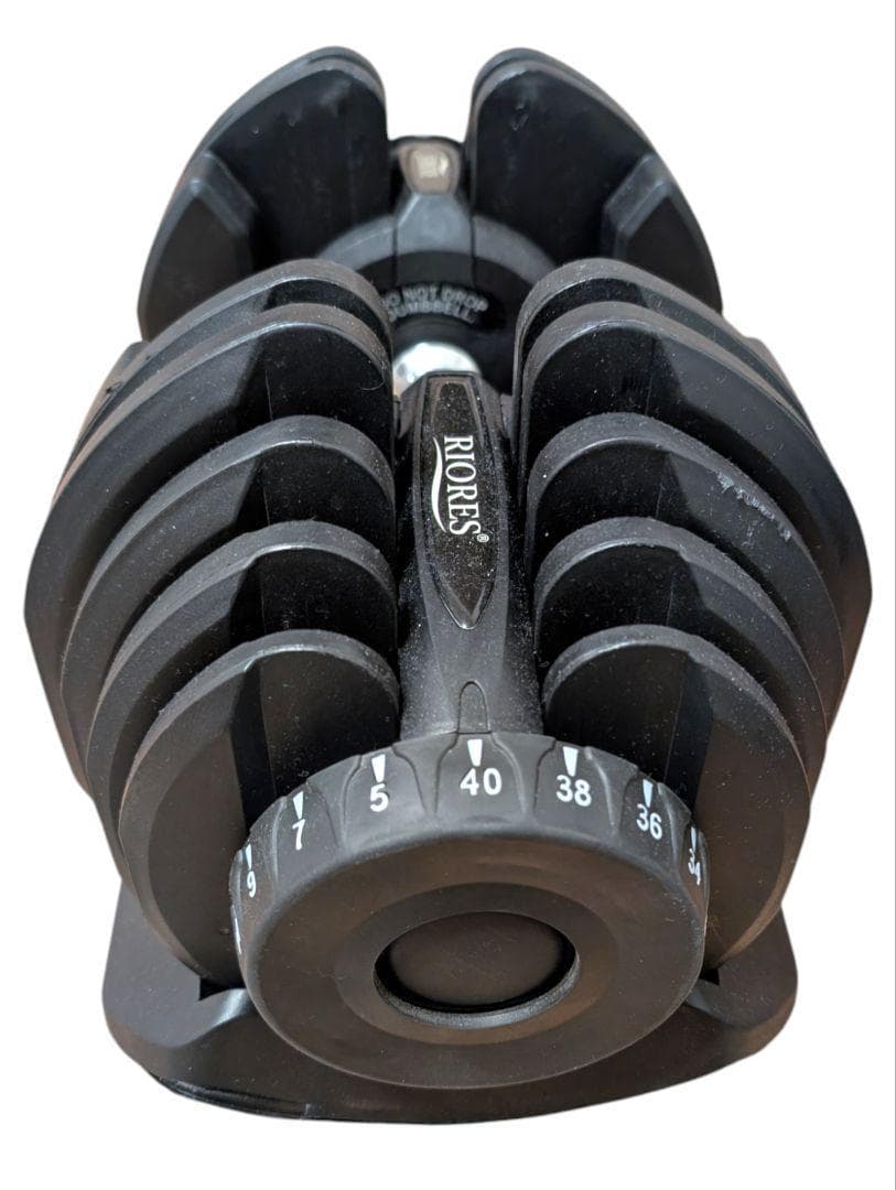 RIORES 可変式ダンベル 5〜40kg 2個同時購入①