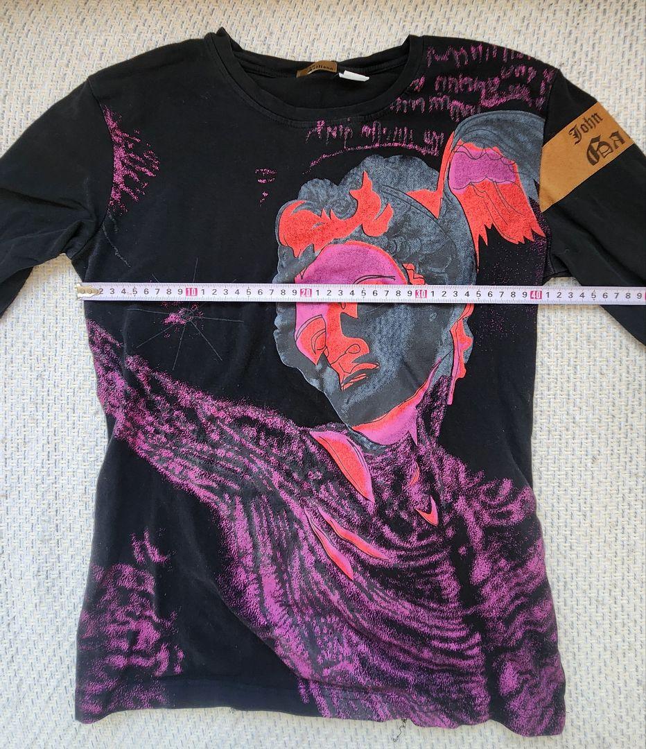 ジョンガリアーノ　腕章ロンT バックプリント