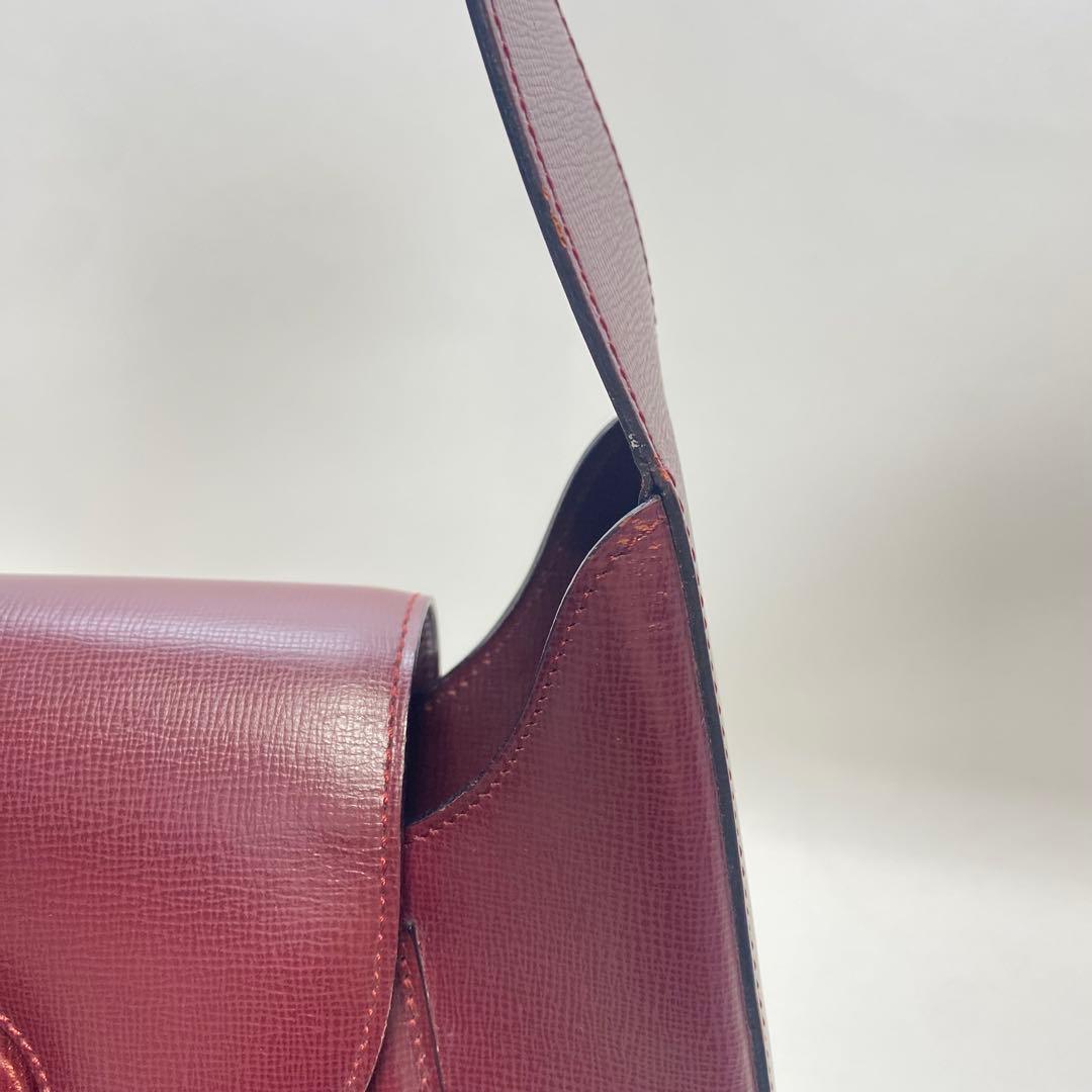 Cartier ワンショルダー バッグ ハーフムーン マストライン ターンロック