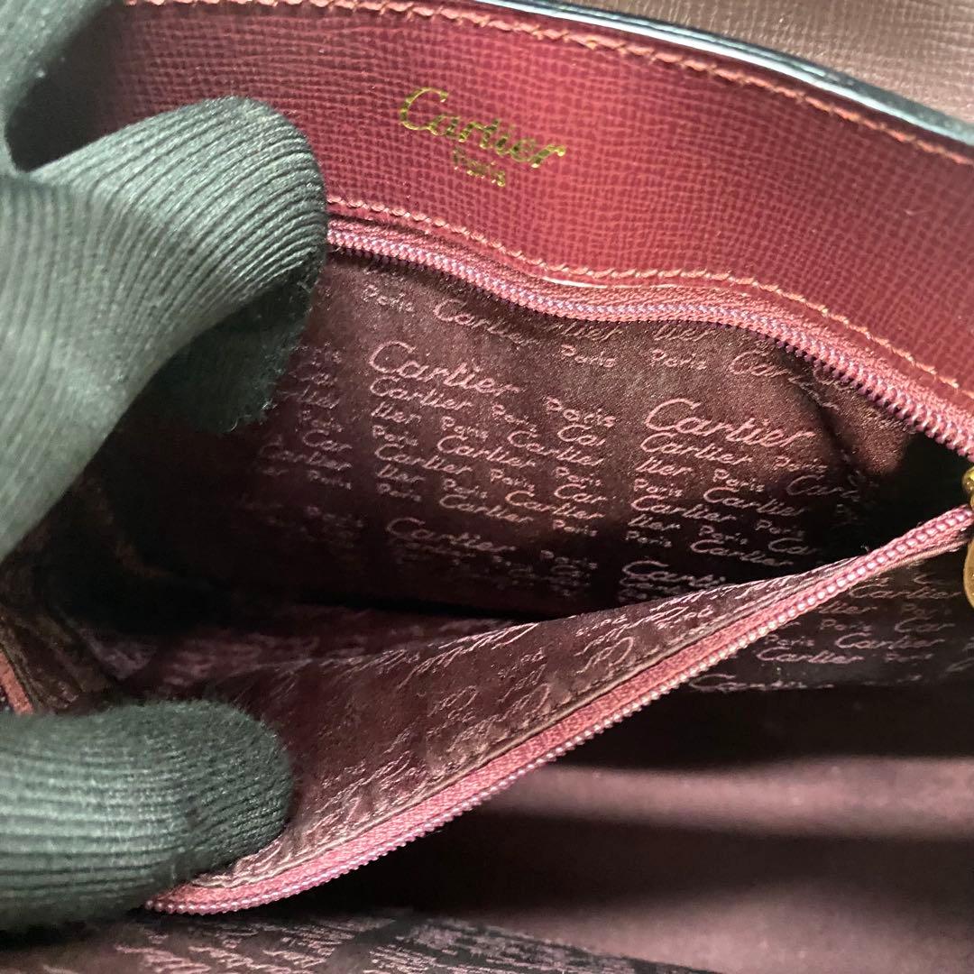 Cartier ワンショルダー バッグ ハーフムーン マストライン ターンロック