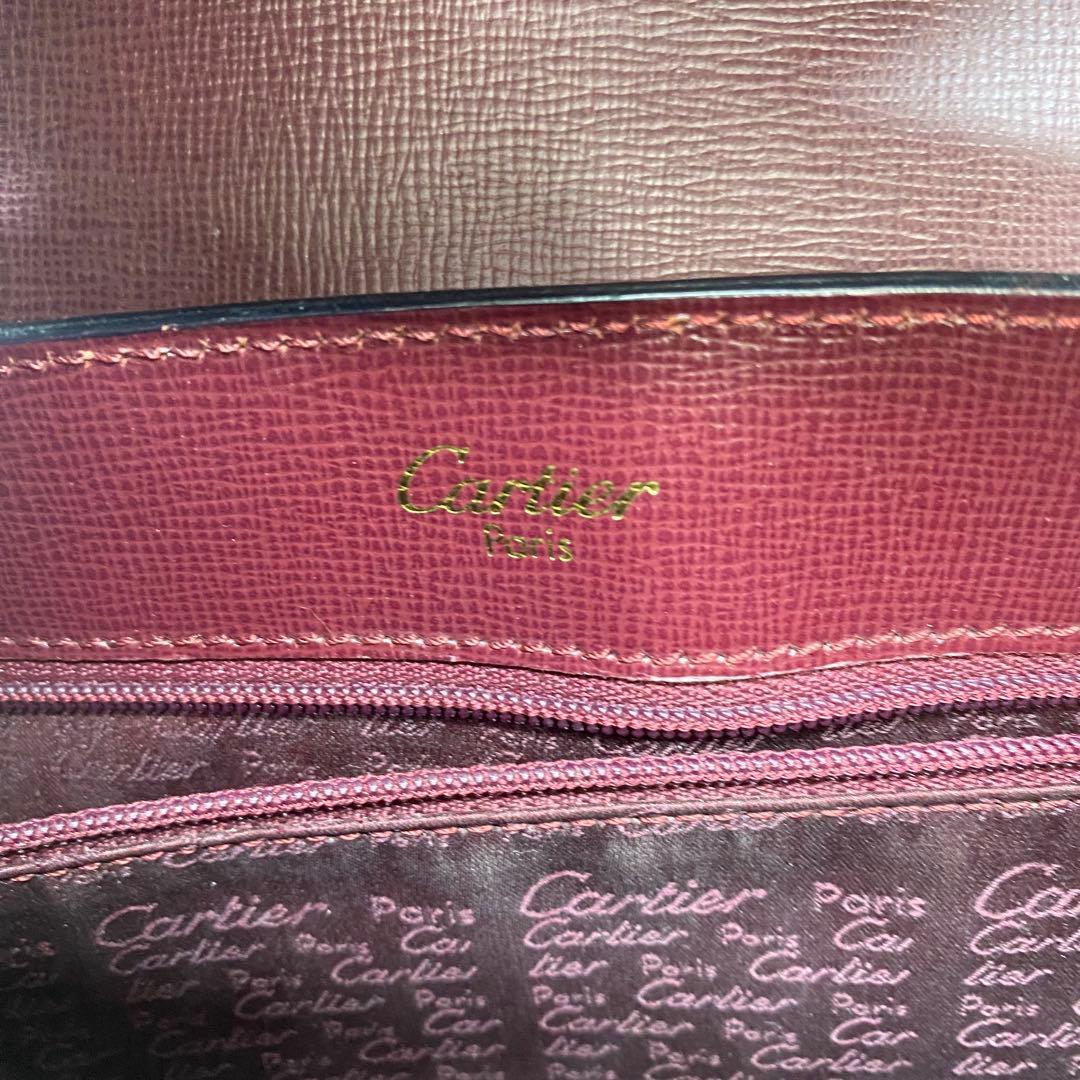 Cartier ワンショルダー バッグ ハーフムーン マストライン ターンロック