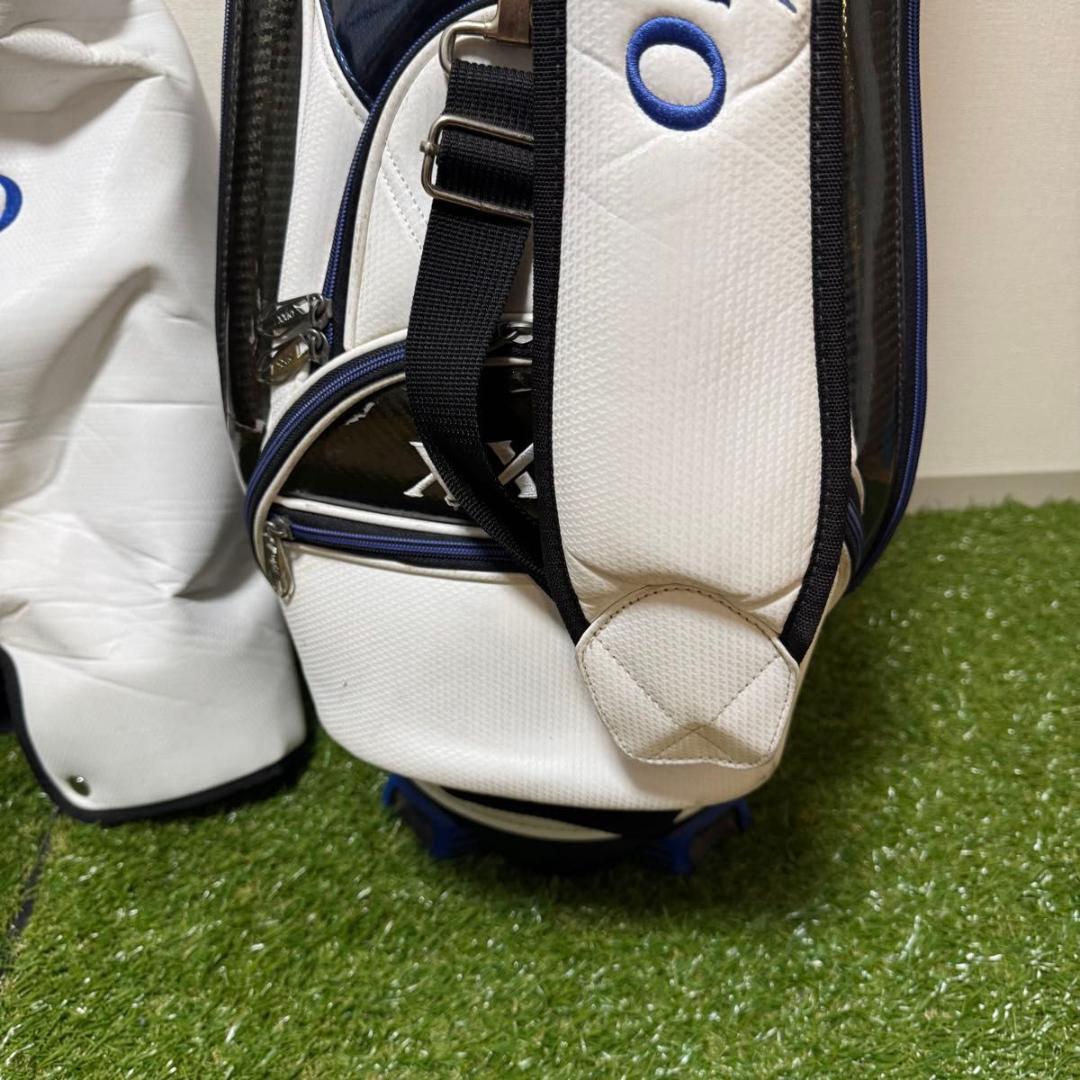 ダンロップ XXIO ゼクシオ キャディバッグ ゴルフバッグ ホワイト