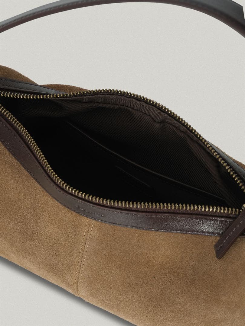 FOLNUA(フォルニュア) ミニバトーバッグ ベージュ スウェード