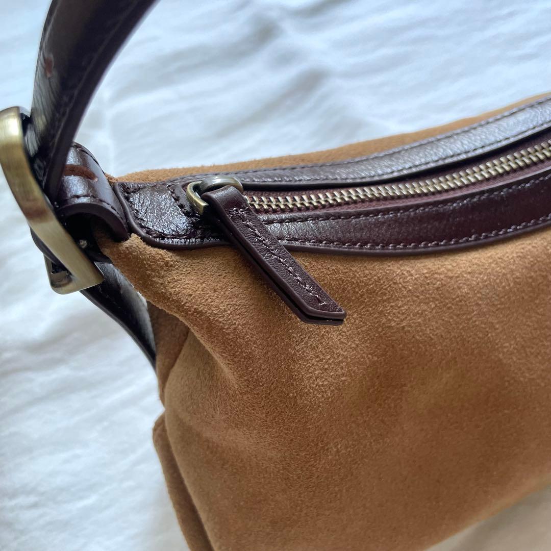 FOLNUA(フォルニュア) ミニバトーバッグ ベージュ スウェード