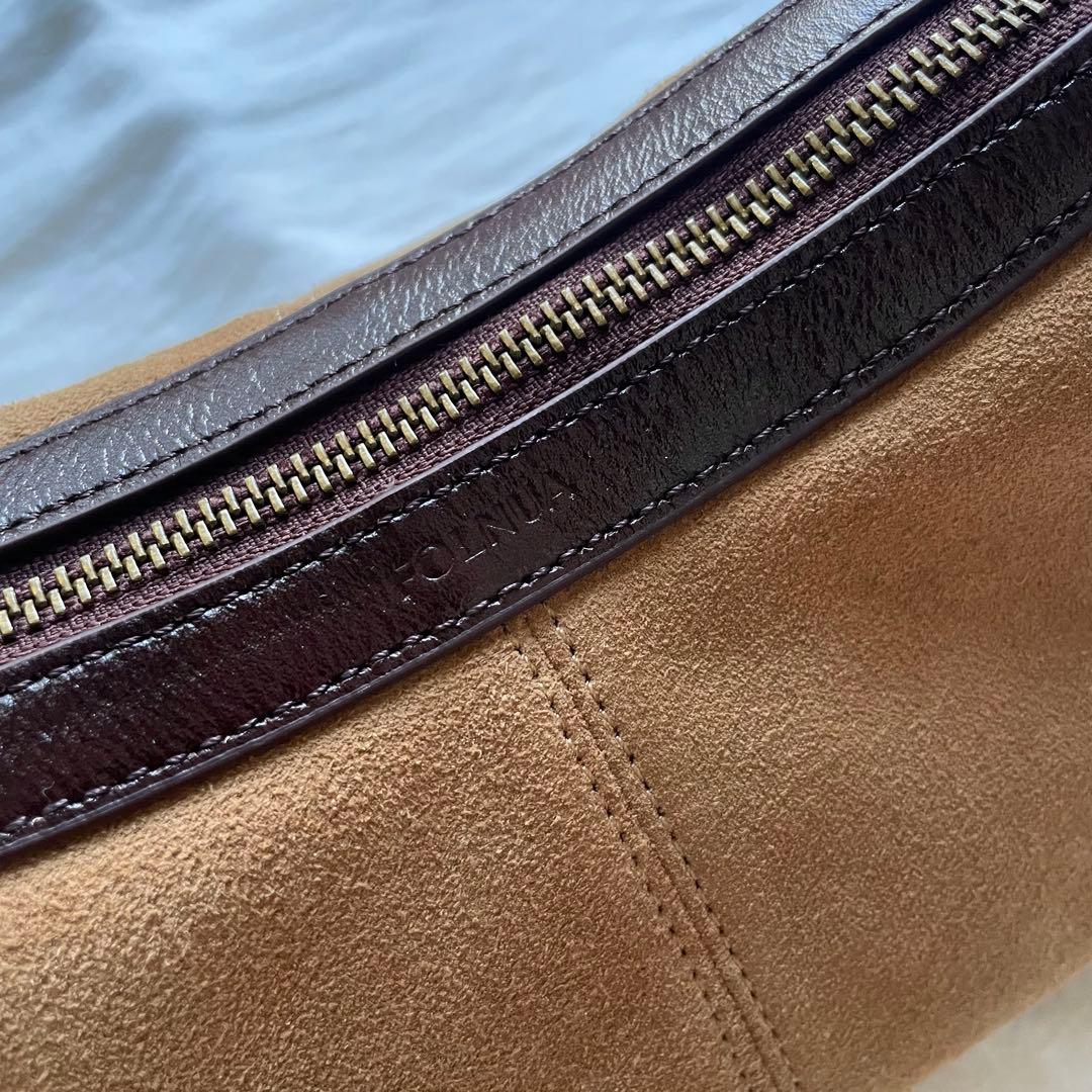 FOLNUA(フォルニュア) ミニバトーバッグ ベージュ スウェード