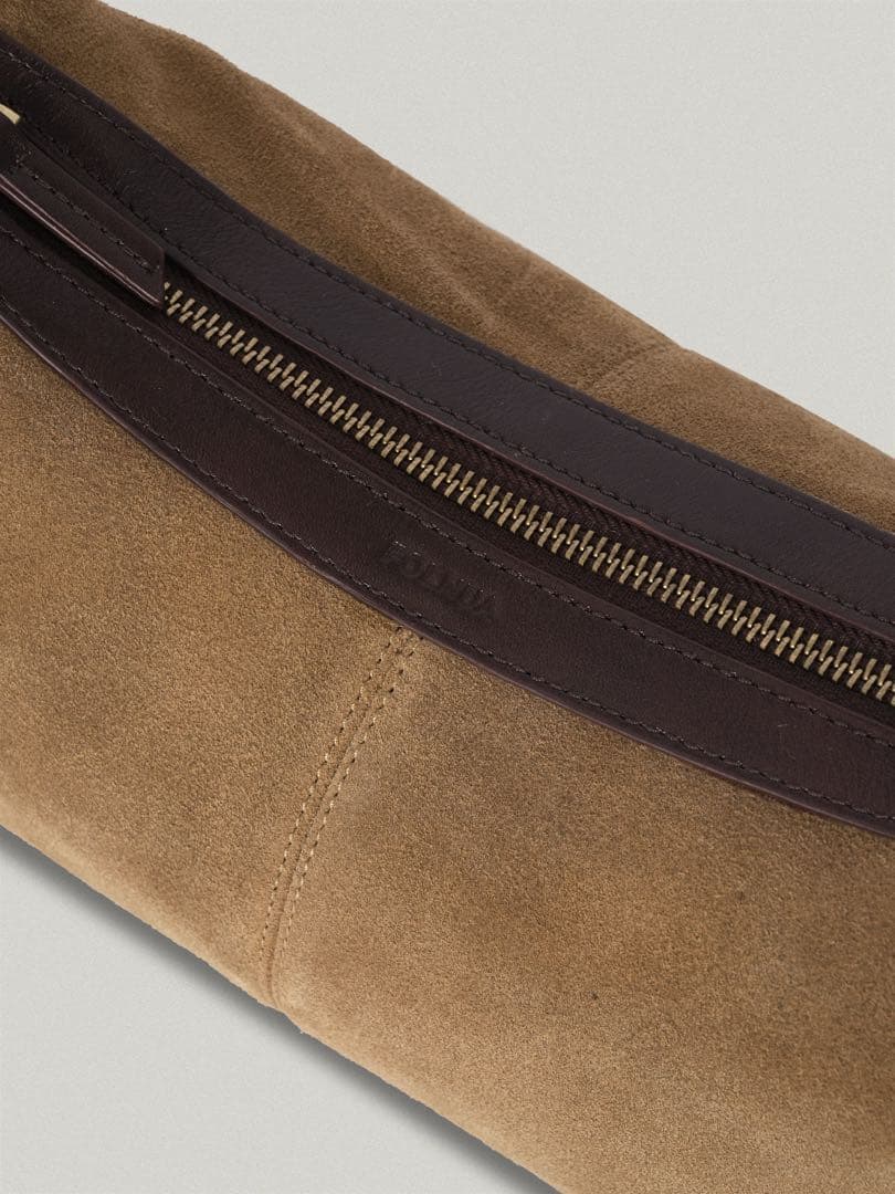 FOLNUA(フォルニュア) ミニバトーバッグ ベージュ スウェード