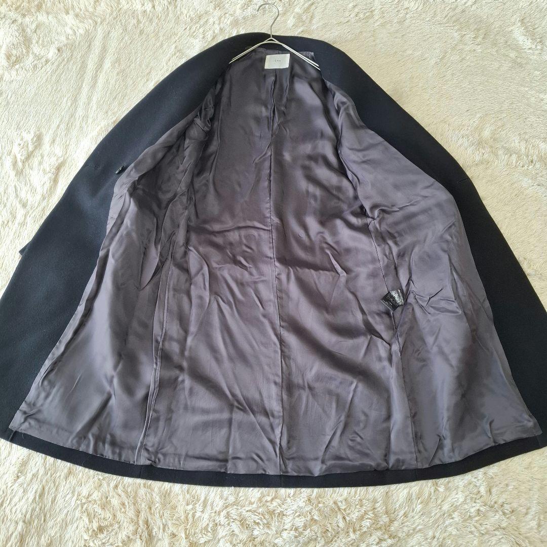 IENA イエナ ハミルトンウールチェスターコート ダブル ブラック 36