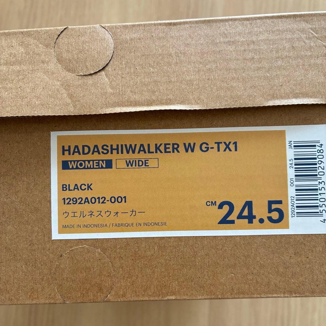 新品・未使用✨　asics ハダシウオーカー　ゴアテックス　黒スニーカー