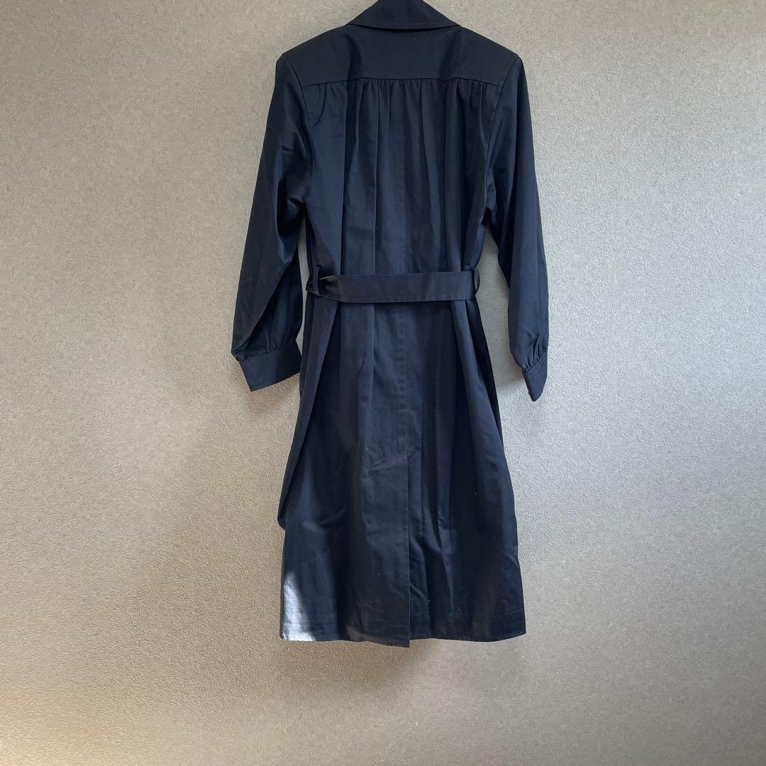 Yves Saint Laurent 金ボタン トレンチコート M ネイビー