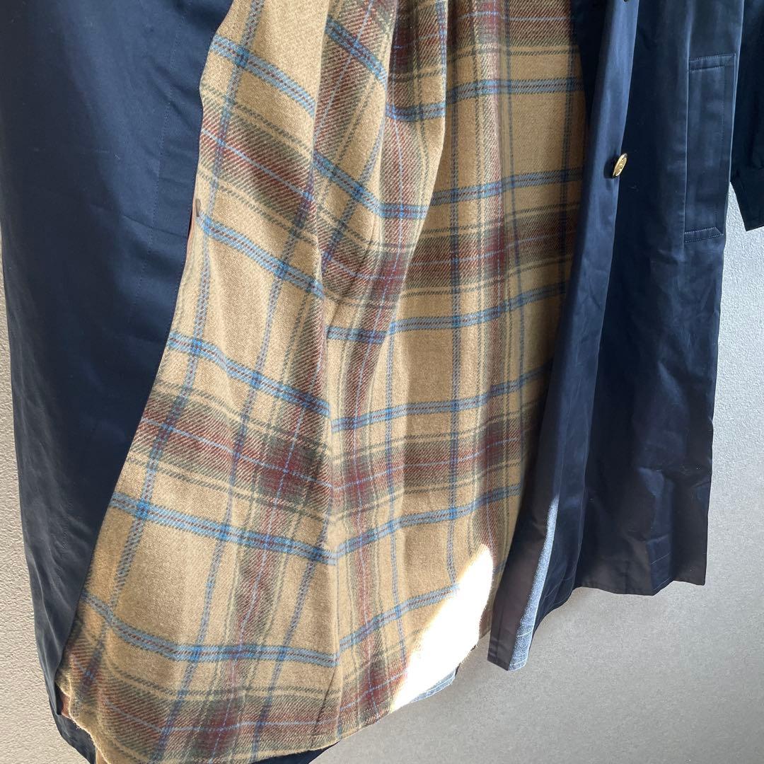 Yves Saint Laurent 金ボタン トレンチコート M ネイビー