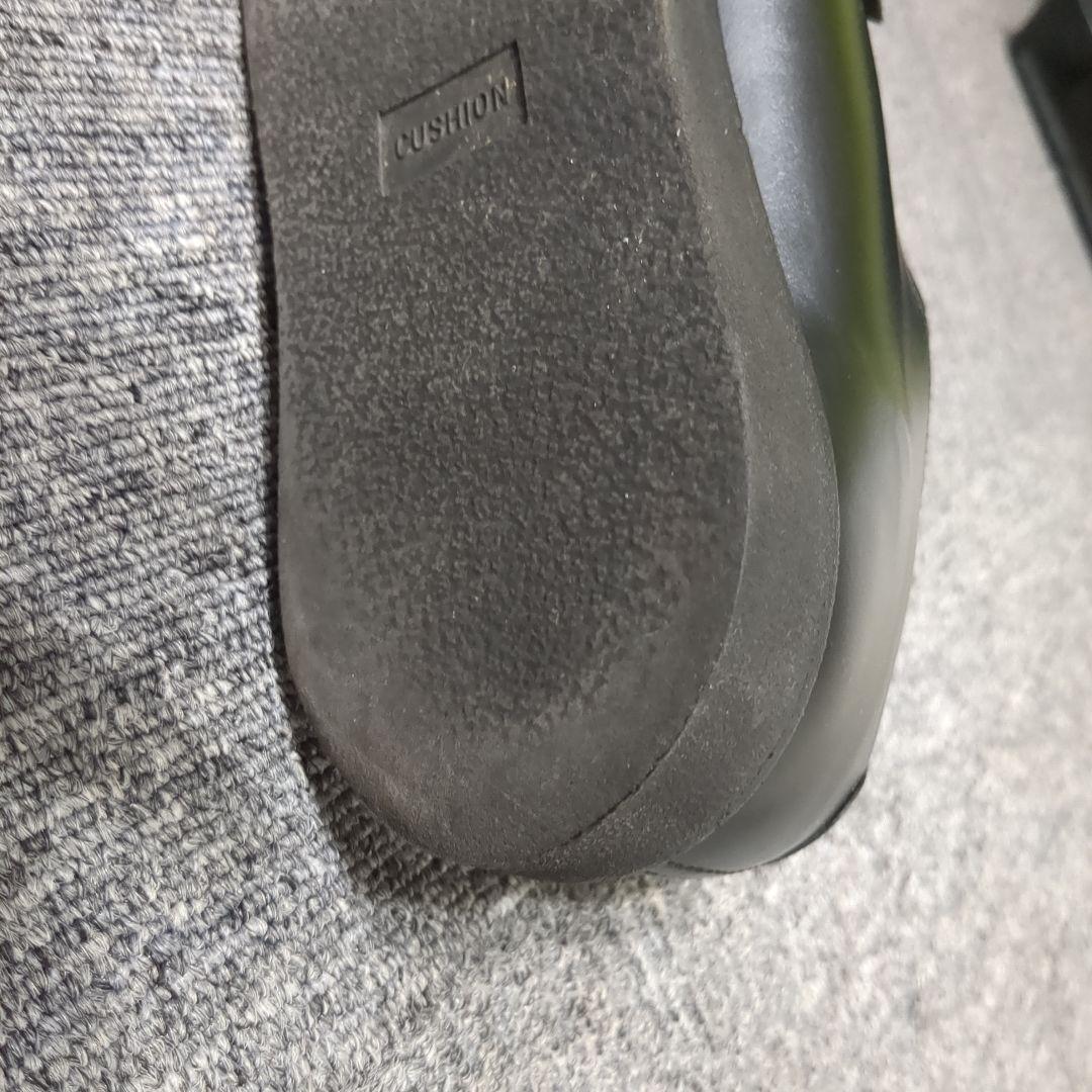 黒 レザーシューズ ポストマン