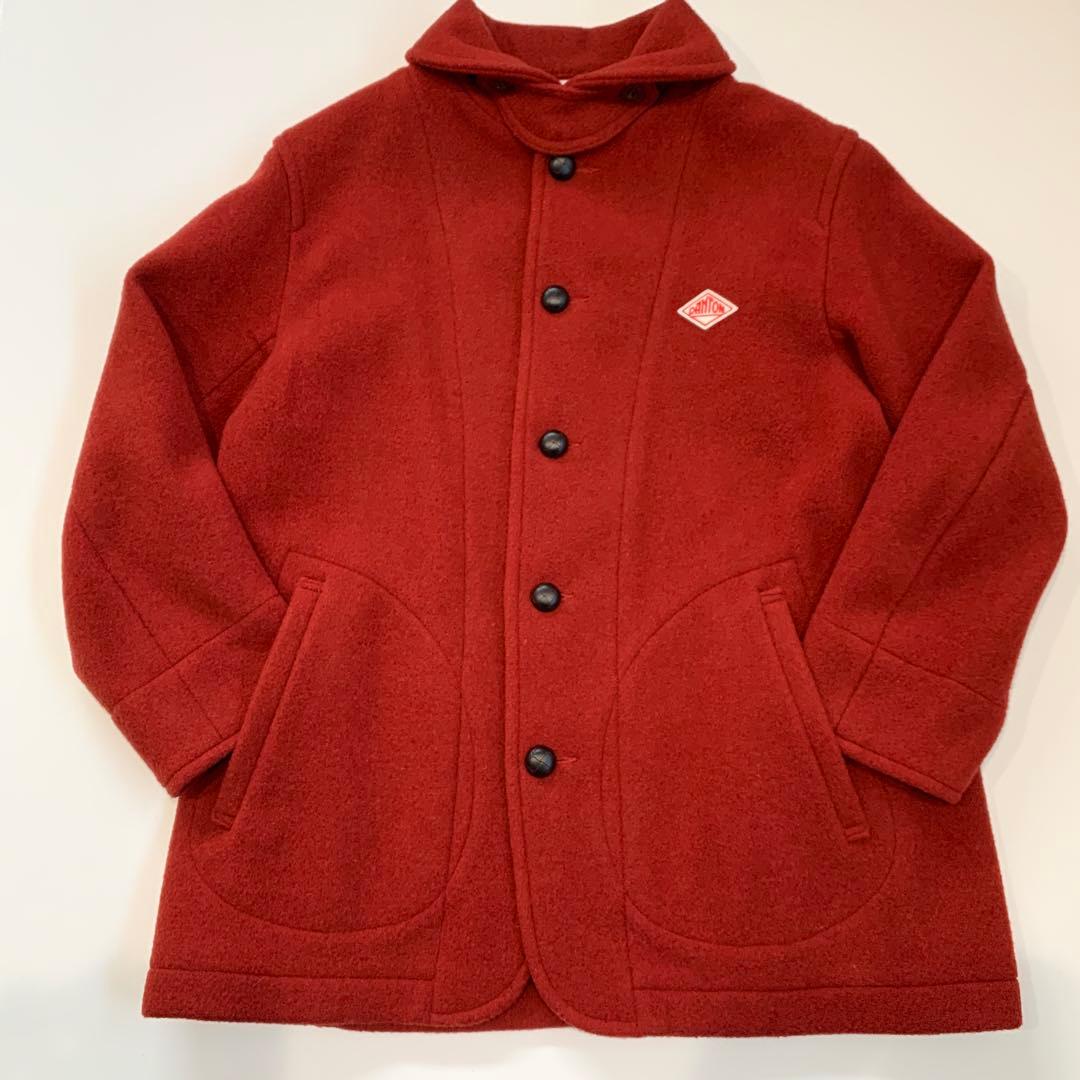 1/31まで値下げ美品DANTONダントンウールモッサ丸襟XL 希少44サイズ