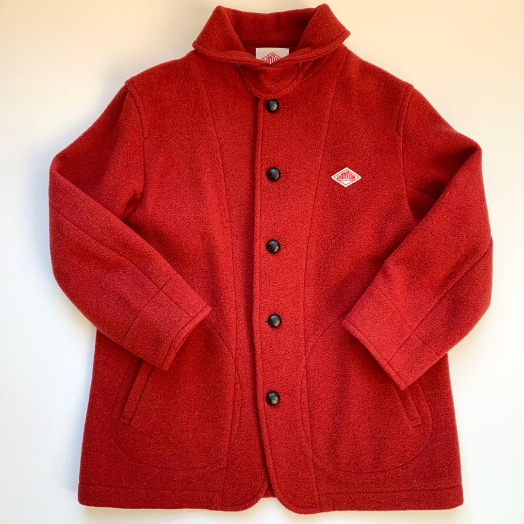 1/31まで値下げ美品DANTONダントンウールモッサ丸襟XL 希少44サイズ