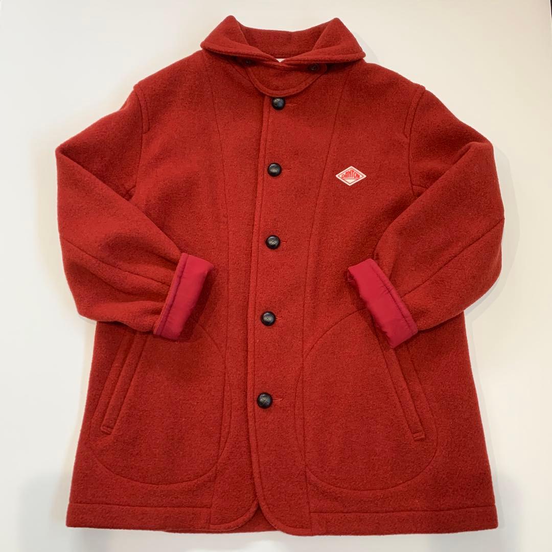 1/31まで値下げ美品DANTONダントンウールモッサ丸襟XL 希少44サイズ