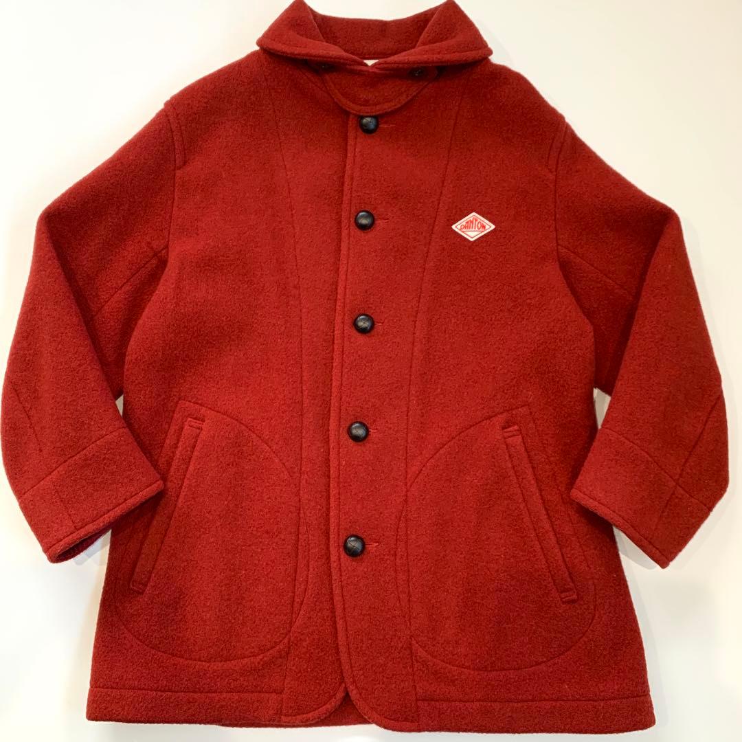 1/31まで値下げ美品DANTONダントンウールモッサ丸襟XL 希少44サイズ