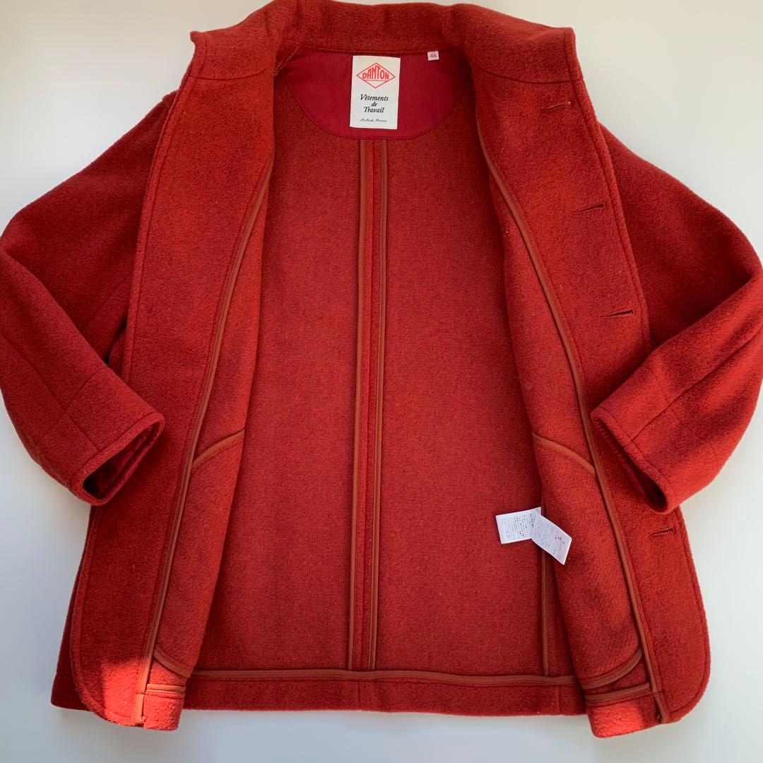 1/31まで値下げ美品DANTONダントンウールモッサ丸襟XL 希少44サイズ