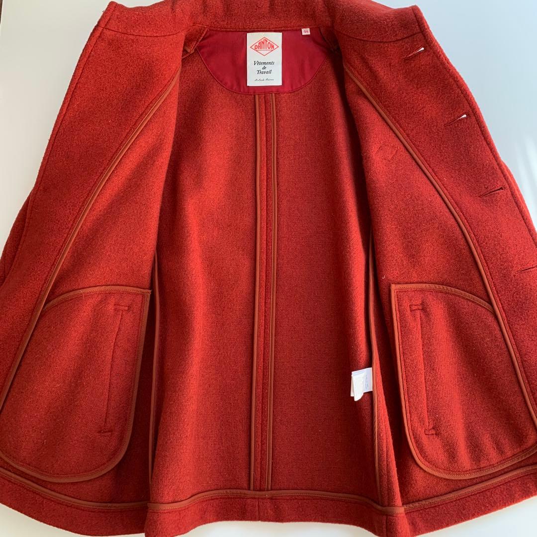 1/31まで値下げ美品DANTONダントンウールモッサ丸襟XL 希少44サイズ