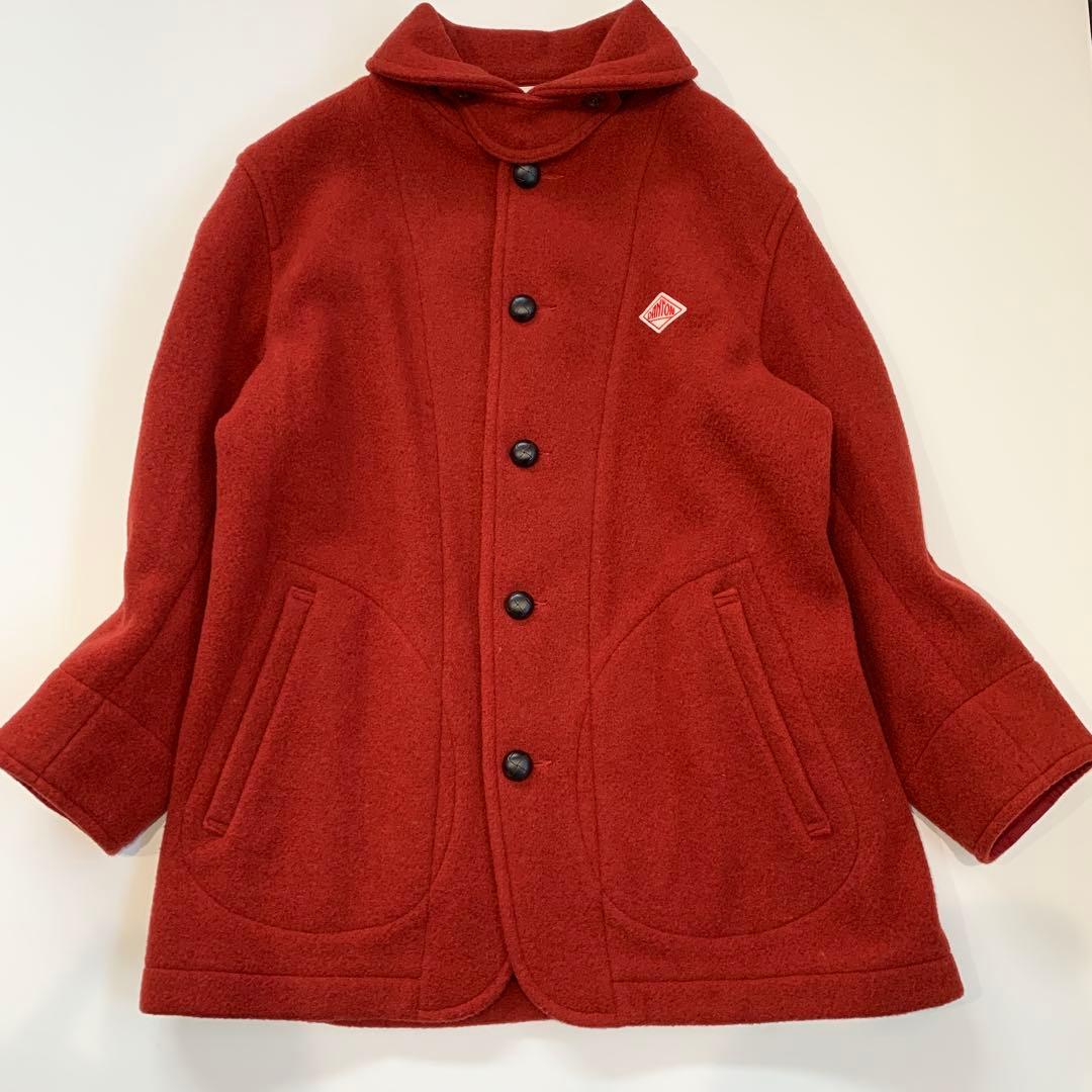 1/31まで値下げ美品DANTONダントンウールモッサ丸襟XL 希少44サイズ