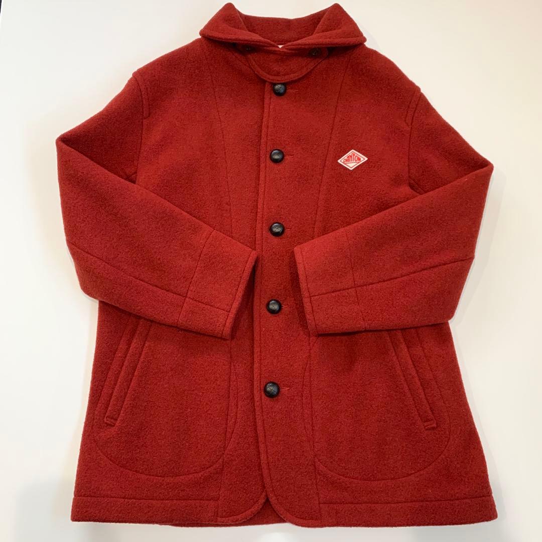 1/31まで値下げ美品DANTONダントンウールモッサ丸襟XL 希少44サイズ