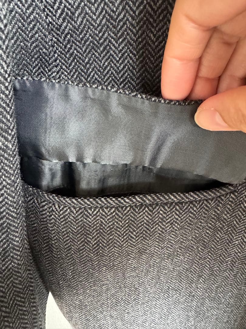 ブルックスブラザーズ イタリア製 ヘリンボーン テーラードジャケット 41 L