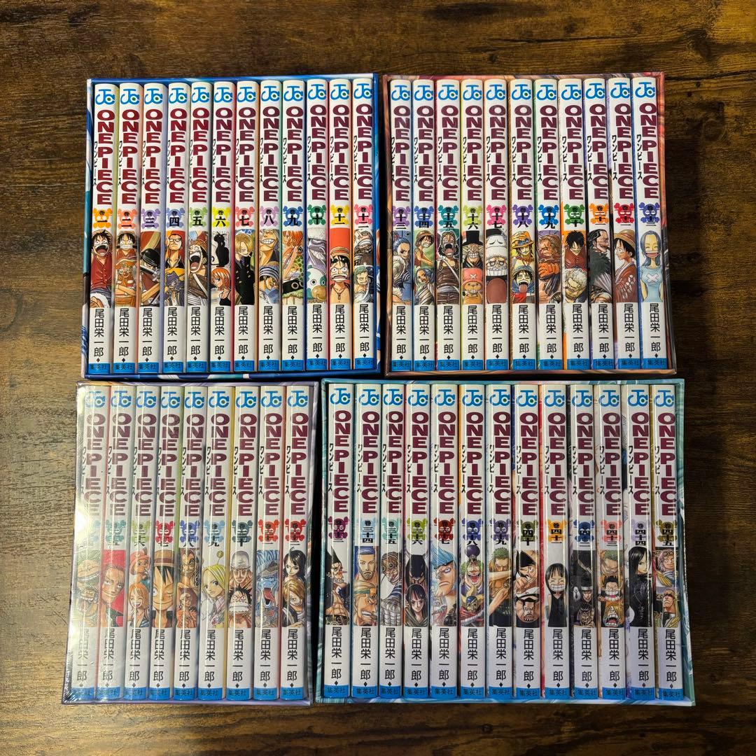 ONE PIECE BOX1〜4 単行本1〜45巻セット
