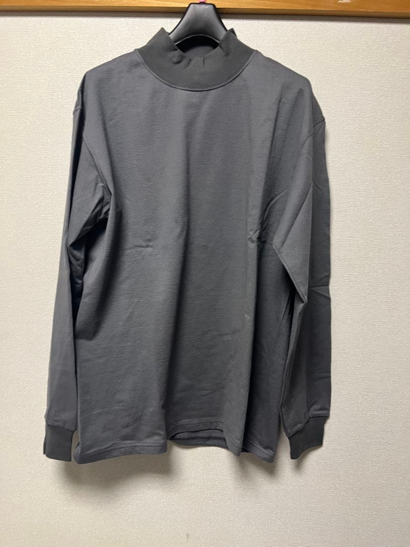 Graphpaper グレー モックネック ロングTシャツサイズ1
