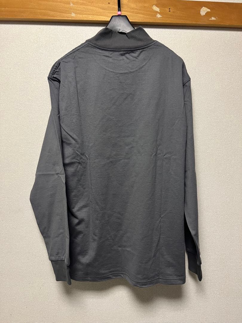 Graphpaper グレー モックネック ロングTシャツサイズ1