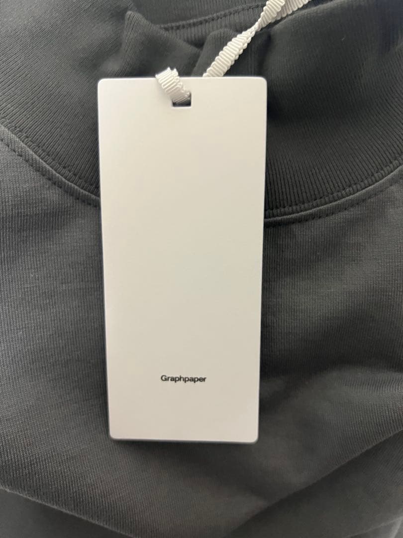 Graphpaper グレー モックネック ロングTシャツサイズ1
