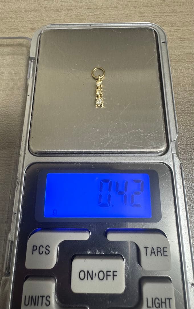 K18 ネックレストップ チャーム 0.42g