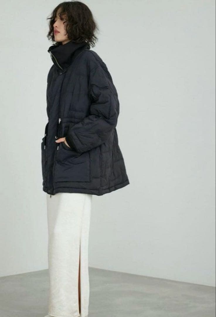 アダムエロペ　ドロストキルティングブルゾン