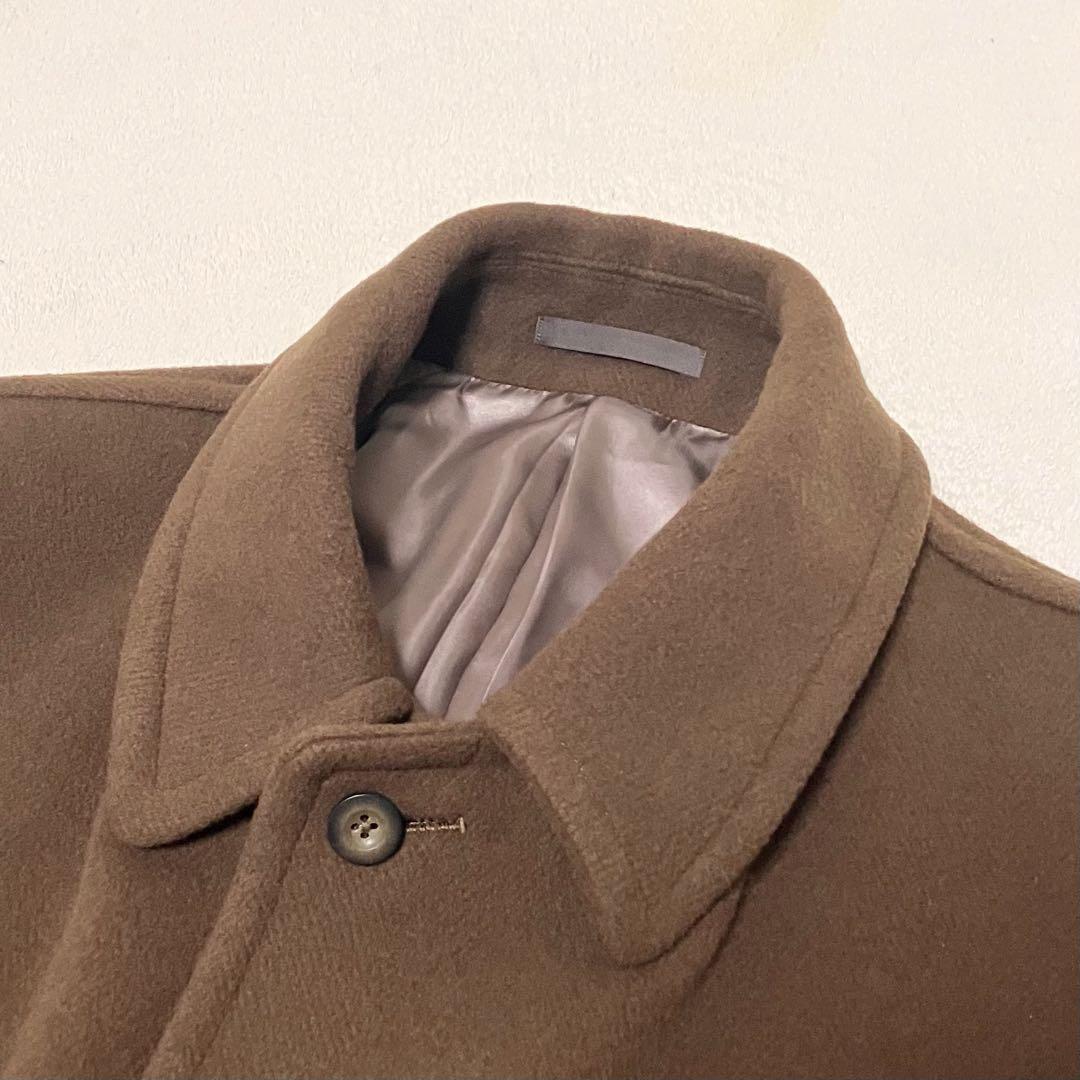 【未使用に近い】　Burberrys ウールコート　ヴィンテージ　ダークブラウン