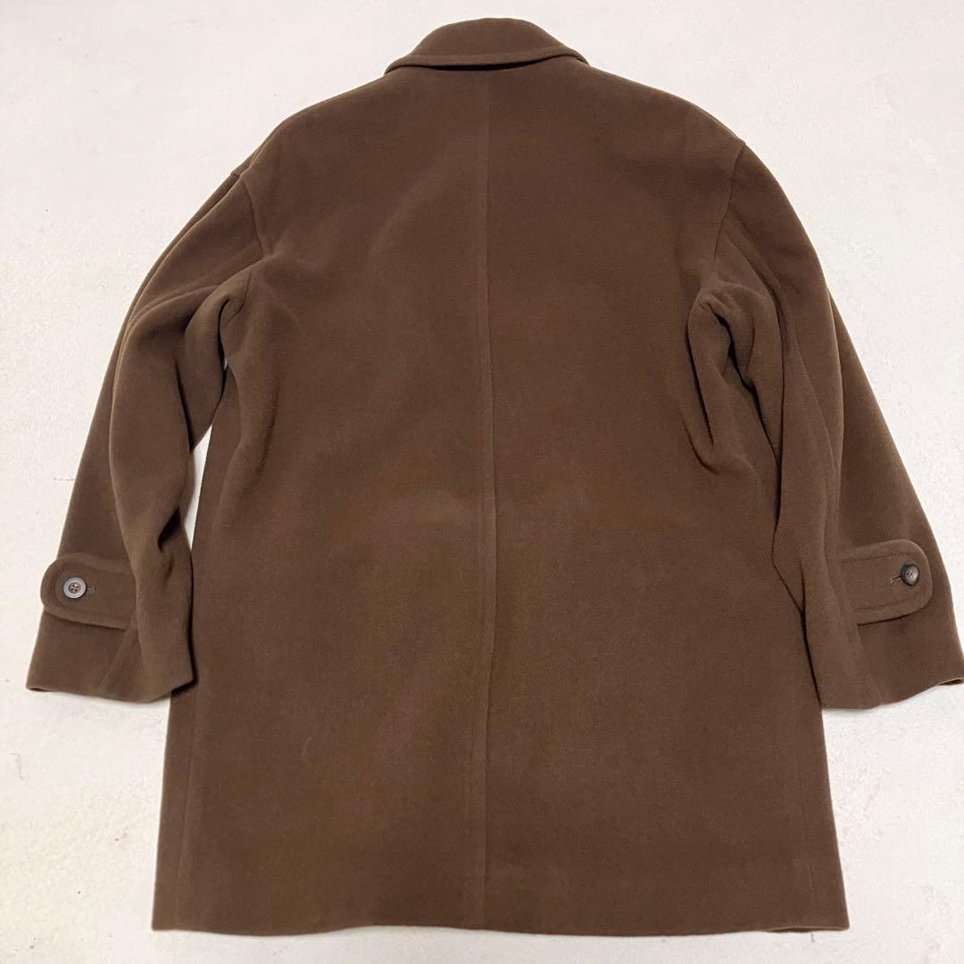 【未使用に近い】　Burberrys ウールコート　ヴィンテージ　ダークブラウン