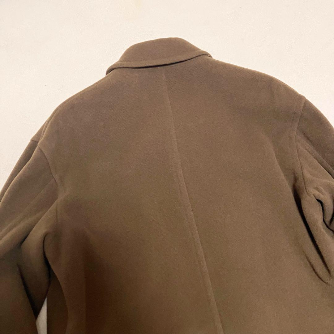 【未使用に近い】　Burberrys ウールコート　ヴィンテージ　ダークブラウン