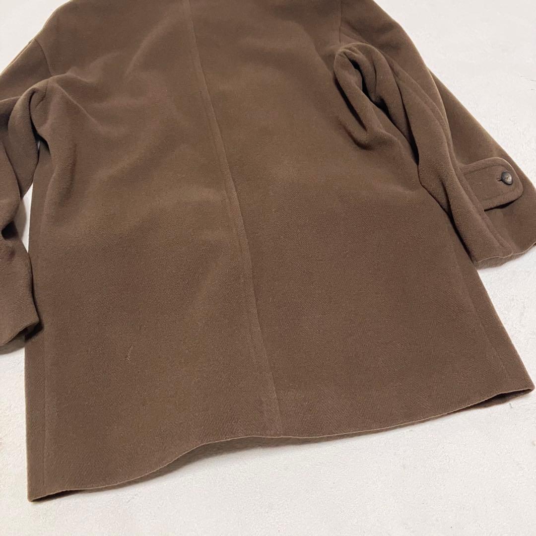 【未使用に近い】　Burberrys ウールコート　ヴィンテージ　ダークブラウン