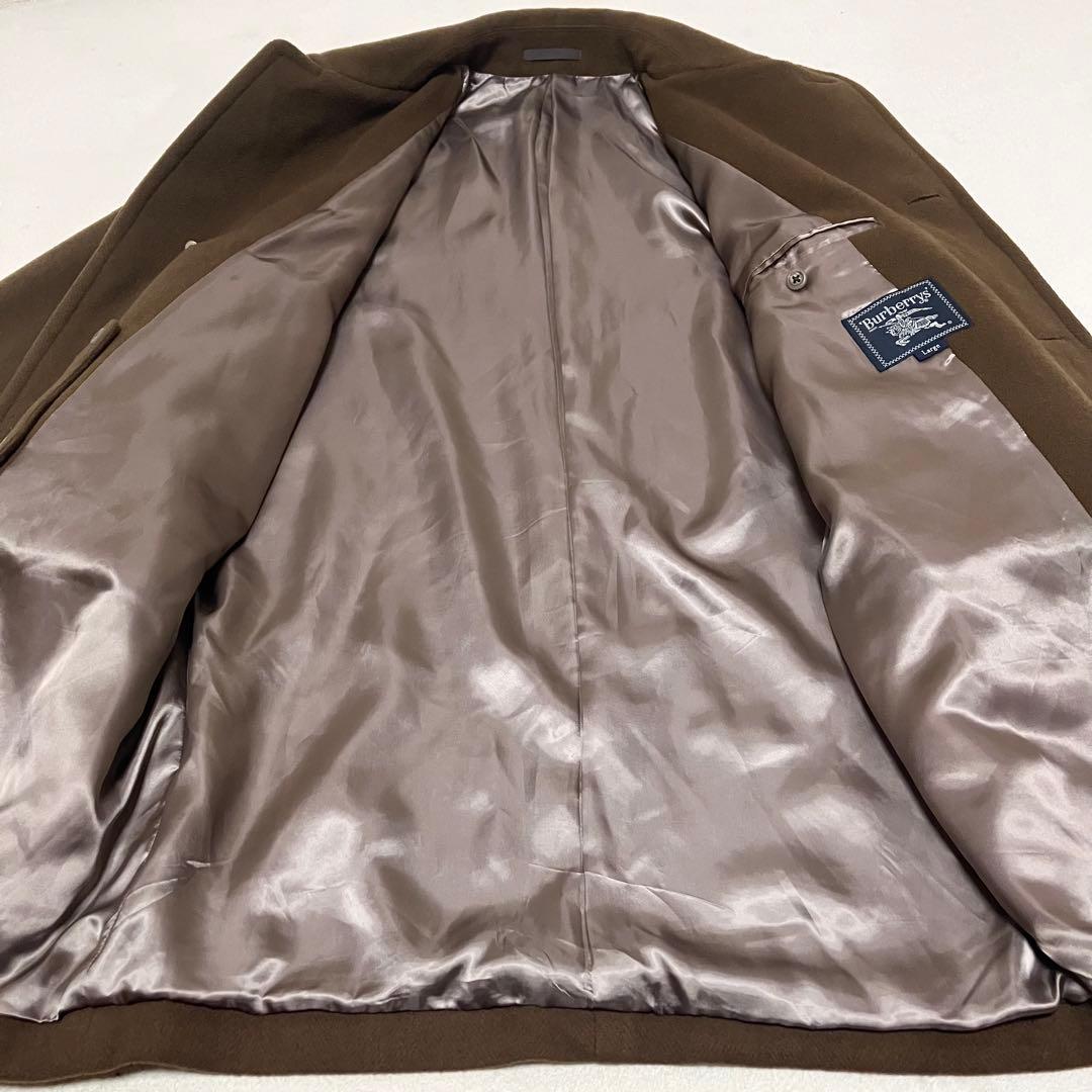 【未使用に近い】　Burberrys ウールコート　ヴィンテージ　ダークブラウン