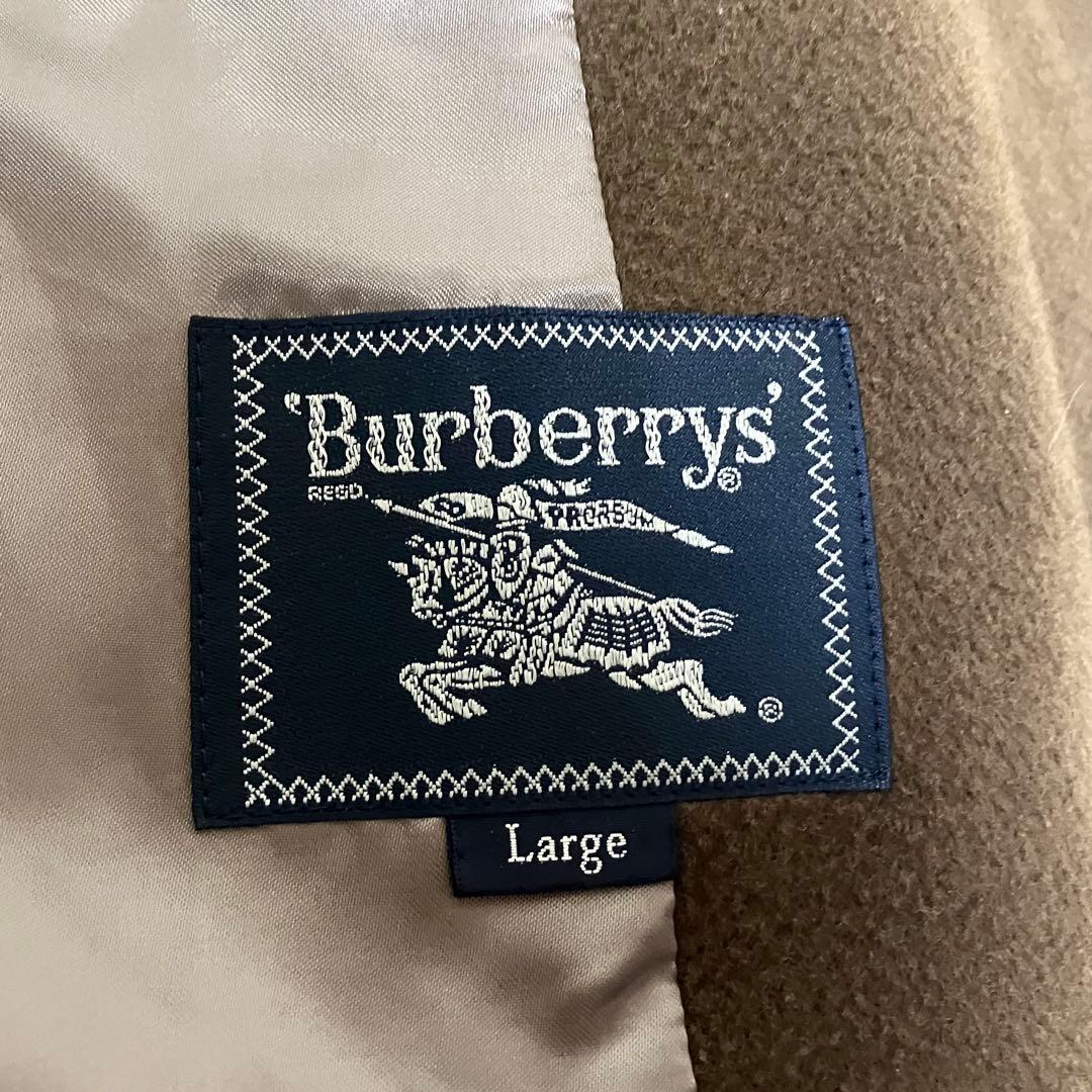【未使用に近い】　Burberrys ウールコート　ヴィンテージ　ダークブラウン