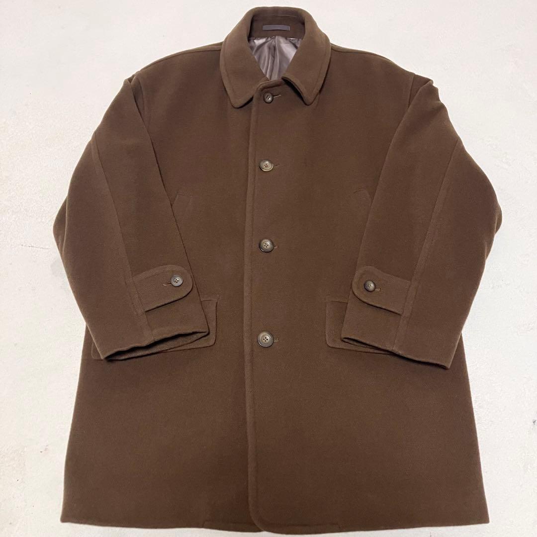 【未使用に近い】　Burberrys ウールコート　ヴィンテージ　ダークブラウン